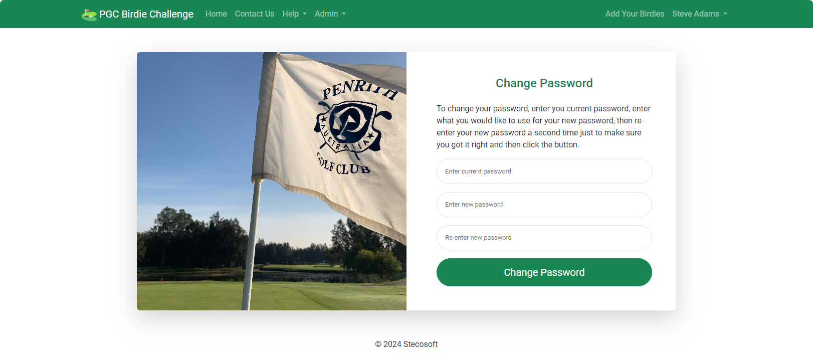 CHange password Change password